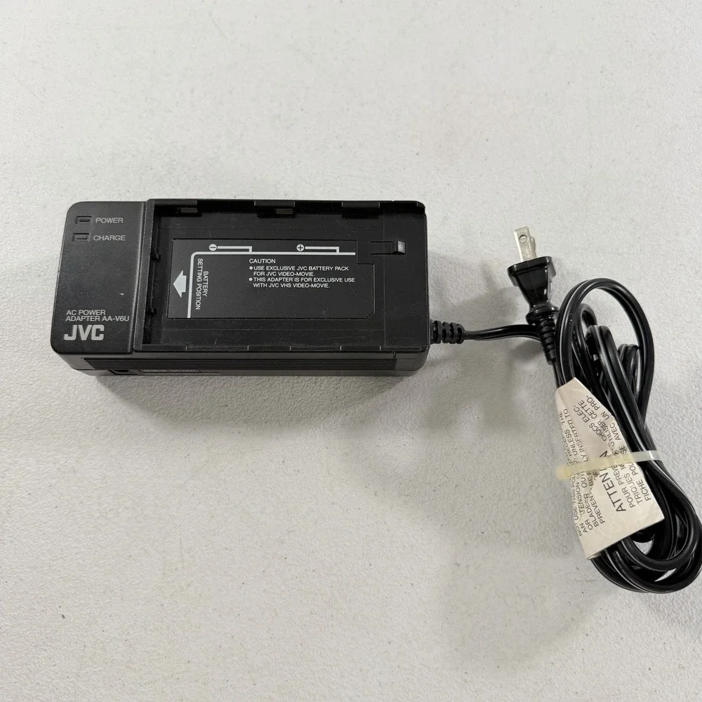 Genuine JVC AA-V6U AC‎ Power Adapter Battery Charger for Camcorder 14V TESTED